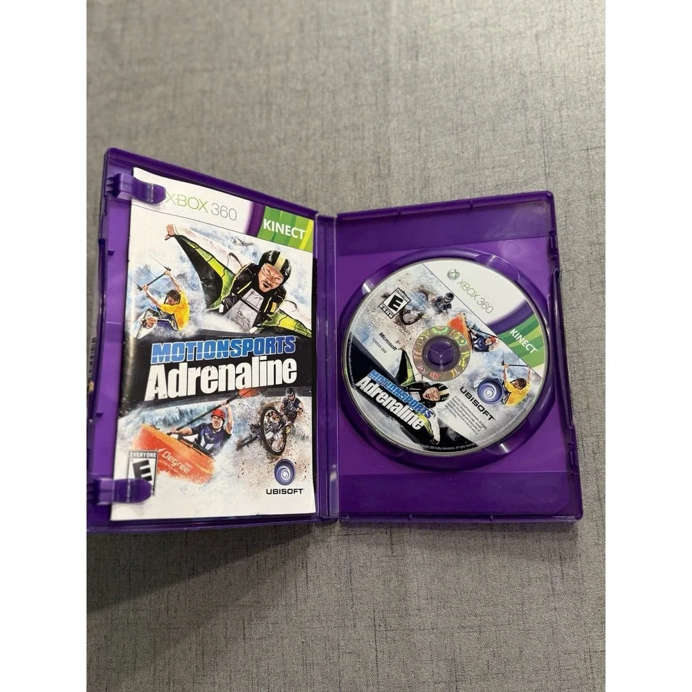 Motionsports Adrenaline - Xbox 360 Kinect Game 2011 Rated E With Manual